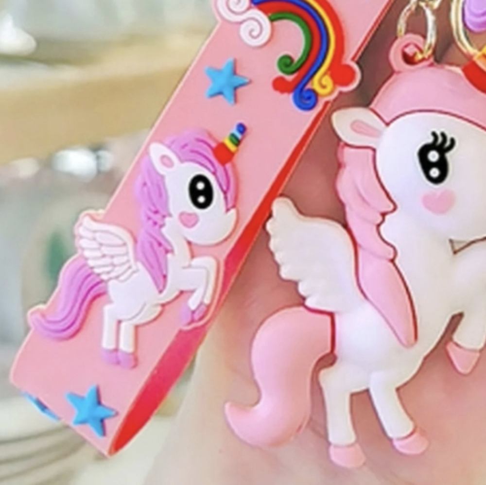 Unicorn Purse Charm Keychain new - Picture 3 of 3